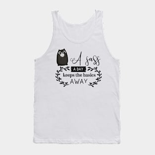 A Sass a Day Cute Cat Tank Top